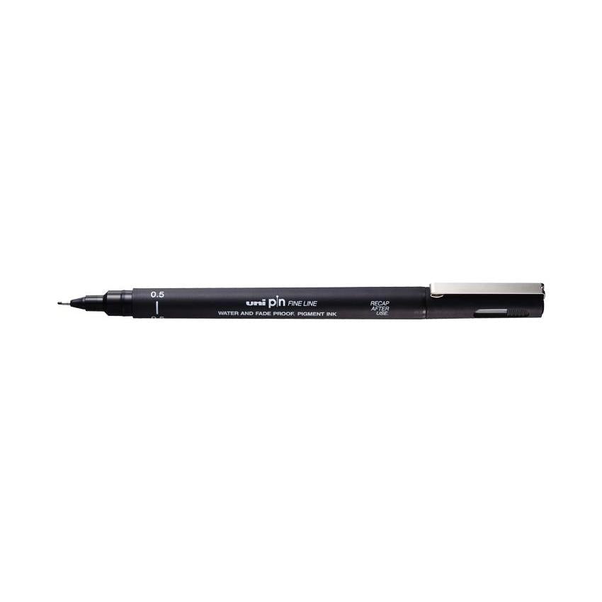UNI Feutre Pin-Stylo Feutre-Uni-ball-0.5 mm-Noir-Papeterie du Dôme