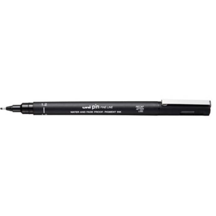 UNI Feutre Pin-Stylo Feutre-Uni-ball-12-Noir-Papeterie du Dôme