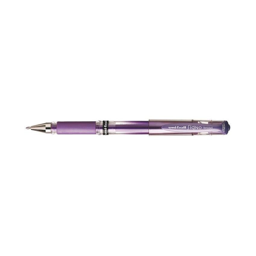 UNI Roller Signo Broad-Stylo Roller-Uni-ball-Violet Métallique-Papeterie du Dôme